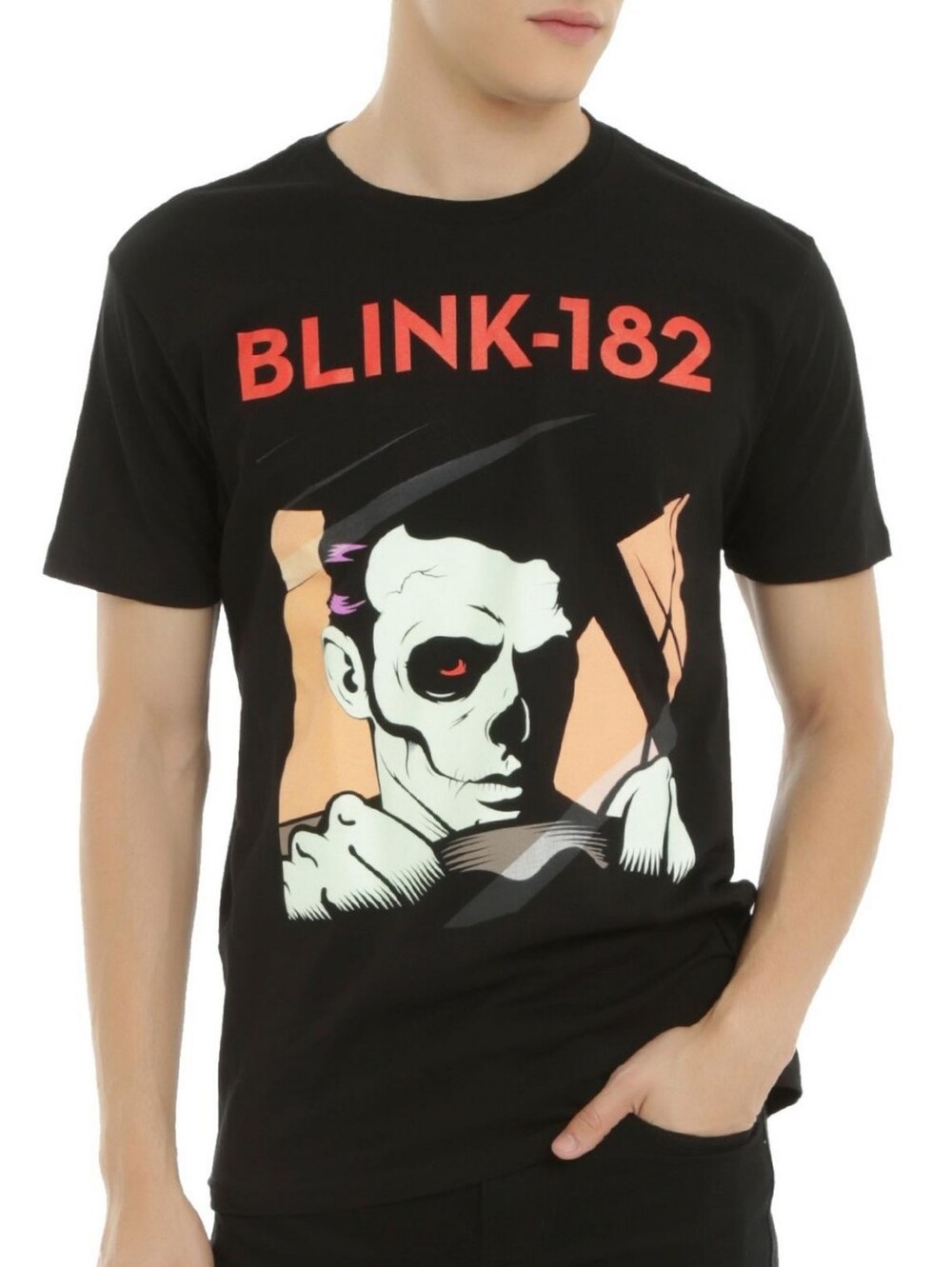 Blink-182 "California Driver" Band T-Shirt - Black - 2016 - HOT TOPIC - SMALL